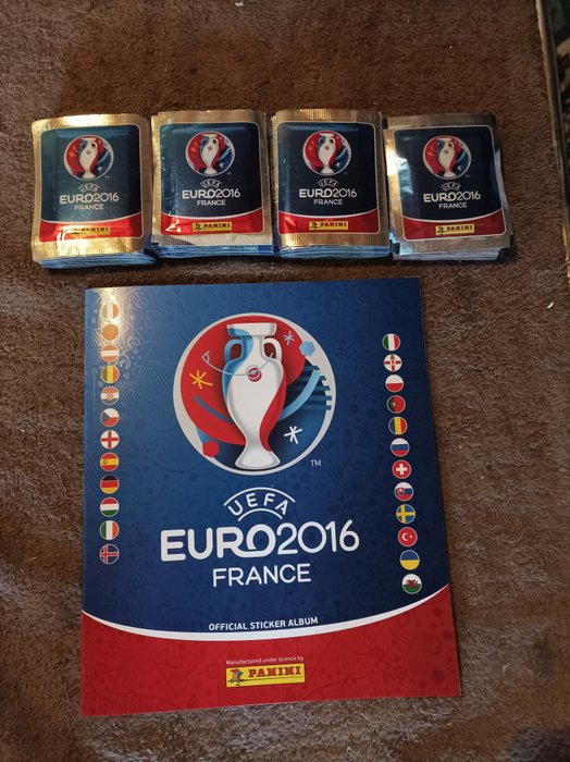 Panini - EC Euro 2016 - Album vuoto + 100 buste originali sigillate