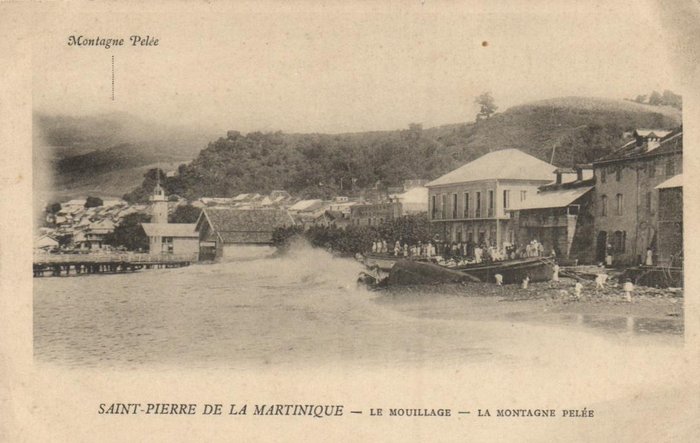 Martinique - Caribbean - With very old maps + series of the earthquake - Postcards (Collection of 58) - 1900-1930