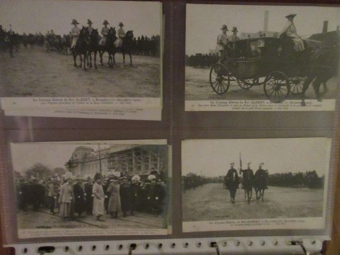 Belgique - funérailles de personnes célèbres - Album de cartes postales (Collection de 74) - 1909-1999