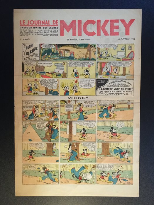 Journal de Mickey - Numéro Zéro de 1934 - Lose Seiten