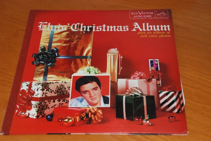 Elvis Presley - Elvis' Christmas Album [U.S. Mono Reissue] - LP Album - 1985