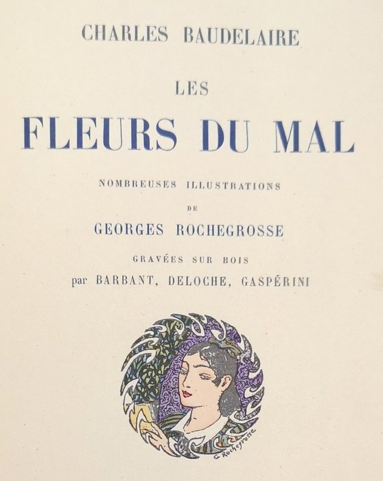 Baudelaire / Rochegrosse - Les Fleurs du mal - 1917 - Catawiki