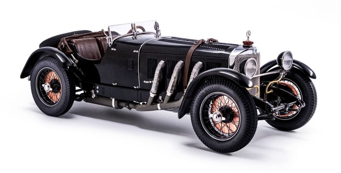 CMC - 1:18 - Mercedes Benz SSK - 1928-1930 - Zwart - Limitierte Auflage nur 800 Stück produziert!