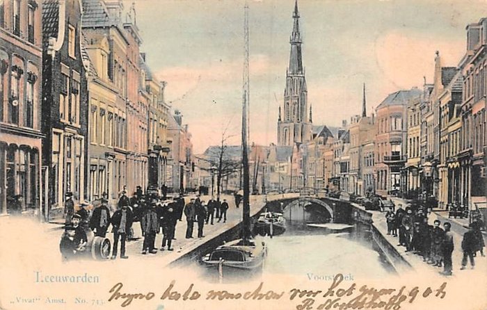 Niederlande - Friesland Heerenveen (interessant und wertvoll inkl. Fotokarte) - Postkarten (100) - 1904