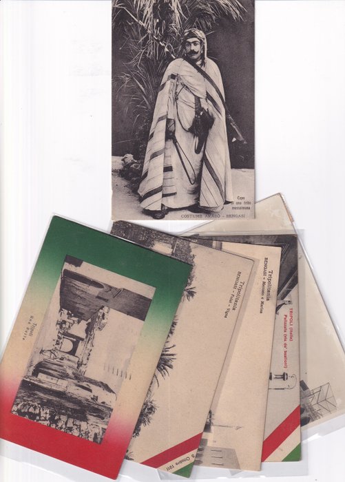 Italie - Afrique - Cartes postales (Groupe de 36) - 1912-1946