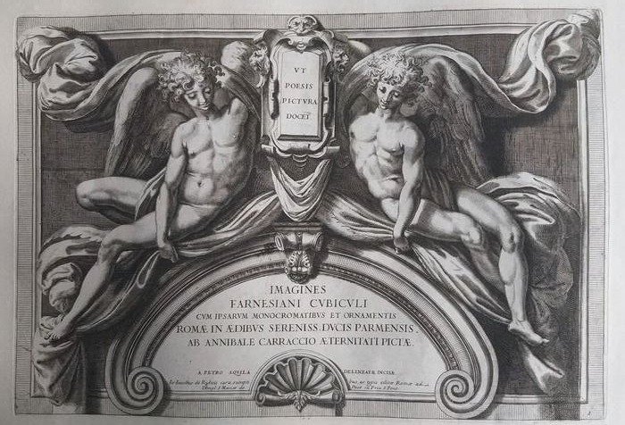 Aquila Pietro / Carracci Annibale - Imagines Farnesiani Cubiculi - 1675