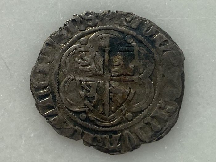 Niederlande, Herzogtum Brabant. Johanna en  Wensceslaus, (1355-1383). Groot z.j. ca. (1363) Vilvoorde