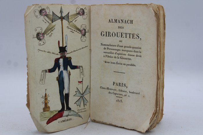 César de Proisy d'Eppes - Almanach des girouettes, ou Nomenclature d'une grande quantité de personnages marquans - 1815
