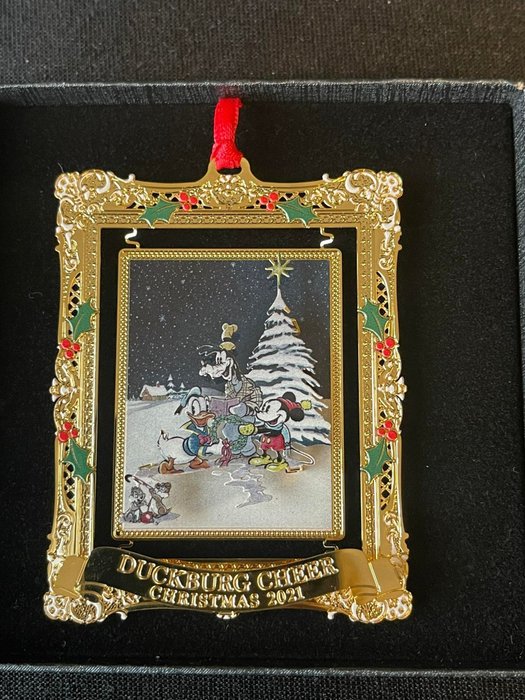 Linited-edition 2021 Christmas ornament - Duckburg Cheer - GOLD - Lose Seiten - Erstausgabe - (2021)