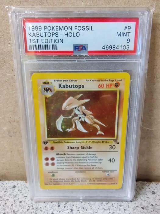 Gamefreak - Pokémon - Trading card Pokémon kabutops Holo 1ste editie - 1995
