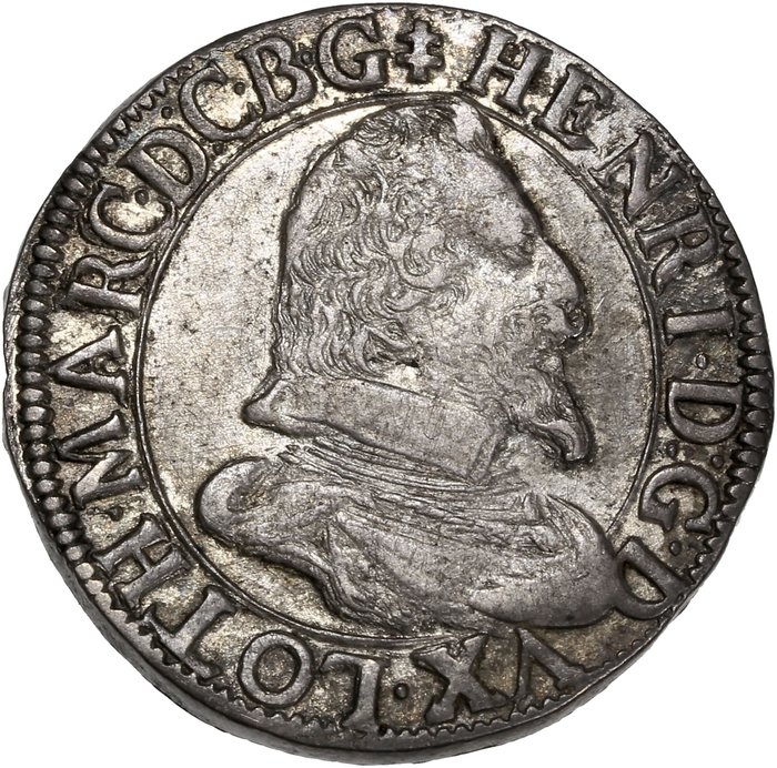 Duchy of Lorraine. Henri I (1608-1624). Teston