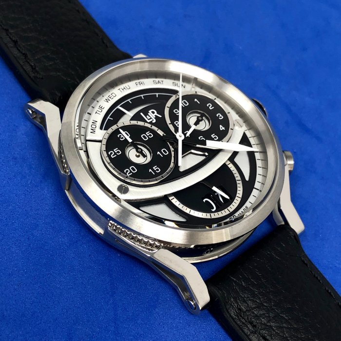 Image 2 of L&JR - Chronograph Day and Date Steel 2 Tone - S1503 "NO RESERVE PRICE" - Men - 2011-present
