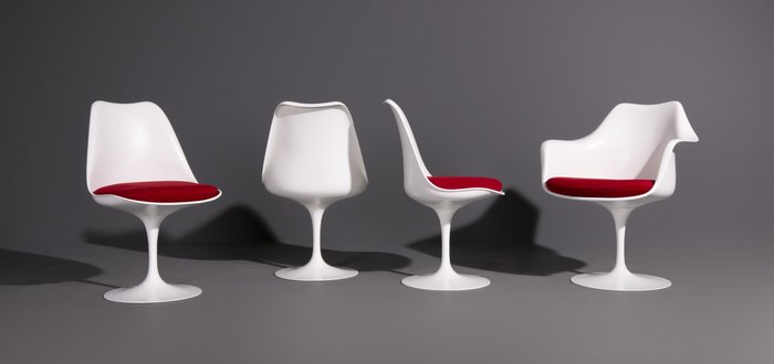 Eero Saarinen - Knoll - Set of four chairs - Tulip Chair