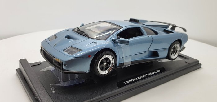 Motormax - 1:18 - Lamborghini Diablo GT - Blauw metallic