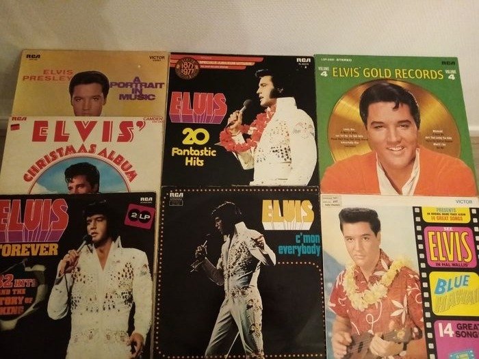 Elvis Presley - Multiple titles - LP's - 1970/1977