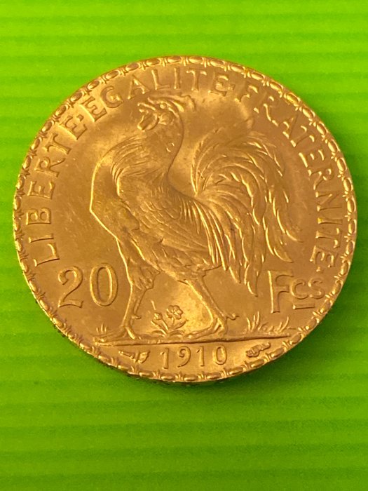 France. Third Republic (1870-1940). 20 Francs 1910 Marianne
