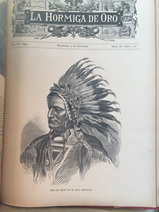 Colectivo - La Hormiga de Oro [Revista Ilustrada 1889 varios números] - 1889