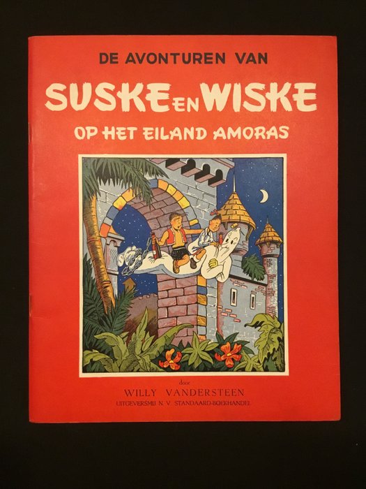 Suske en Wiske RV-01 - Op het eiland Amoras - Geheftet - Neuauflage - (1956)