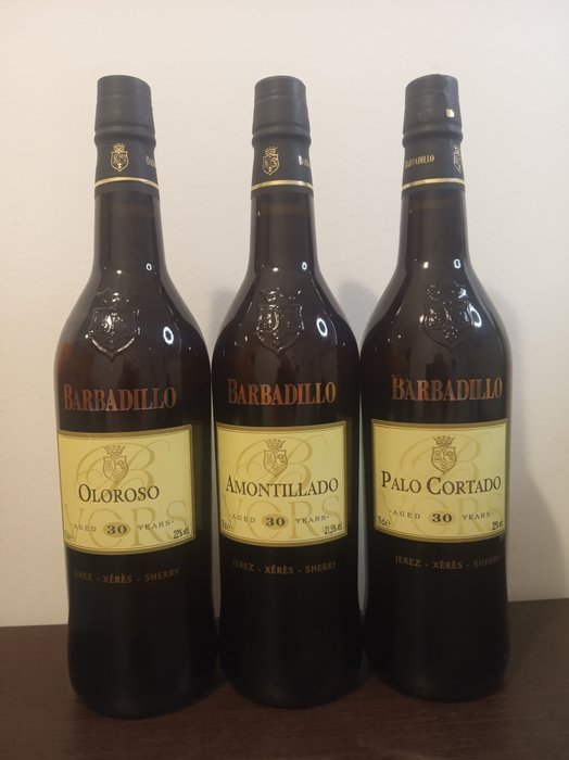 Barbadillo V.O.R.S. -  Palo Cortado & Amontillado & Oloroso - Jerez - 3 Bottles (0.75L)