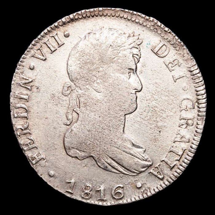 Kingdom of Spain. Fernando VII (1813-1833). 8 Reales - Lima. 1816. Ensayador J·P.