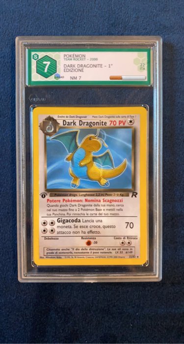 The Pokémon Company - Pokémon - Graded Card Dark dragonite e jap booster sealed - 1999