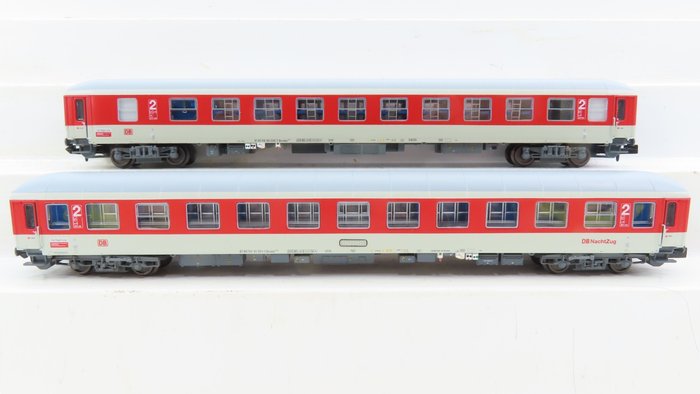 LS Models N - 79013 - Passenger carriage set - 2 sleeping cars "City Night Line" - DB