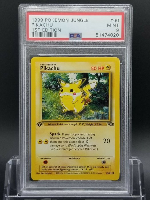 The Pokémon Company - Pokémon - Trading card PIKACHU 1ST EDITION - 1999