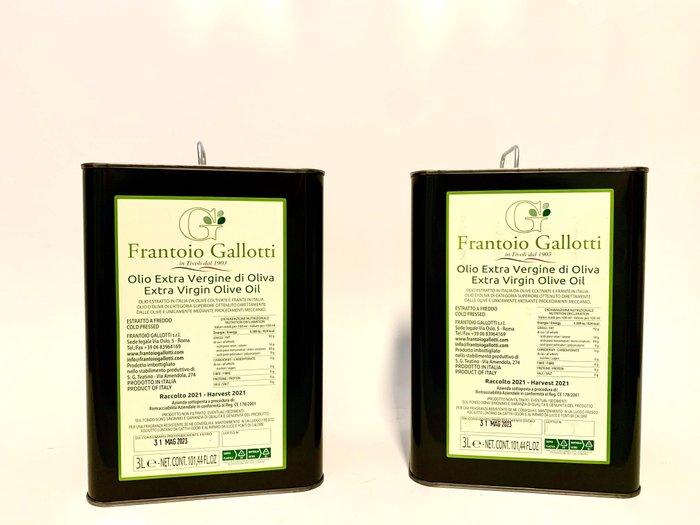 Frantoio Gallotti - Extra virgin olivolja - 2 - Tanica da 3 litri