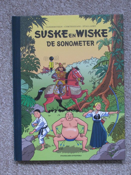 Suske en Wiske - De Sonometer - Grootformaat album + 2 door Stallaert gesigneerde prenten - Hardcover - (2020)