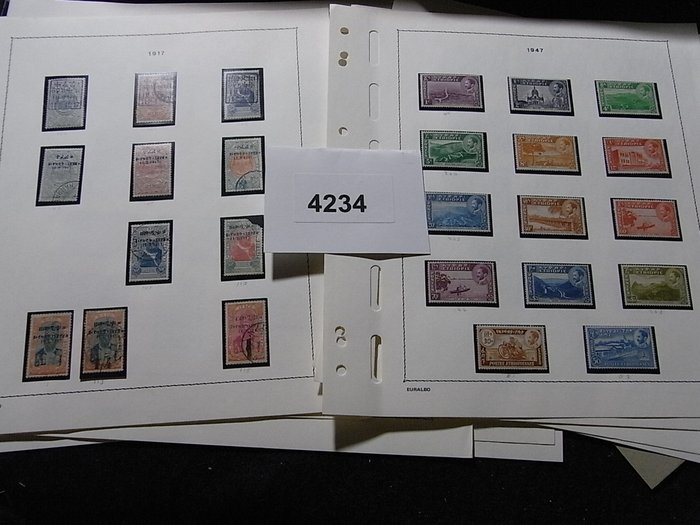 Äthiopien 1909/1961 - Collection on pages With many great overprints Rarely offered