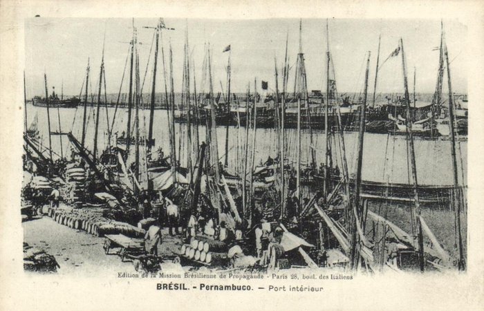 Brazilië - Zuid Amerika- Diverse plaatsen en bezienswaardigheden - Ansichtkaarten (Collectie van 47) - 1900-1950