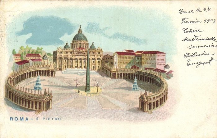 Italië - Rome - Straten, Monumenten, Binnenstad etc. - Ansichtkaarten (Collectie van 139) - 1900-1950