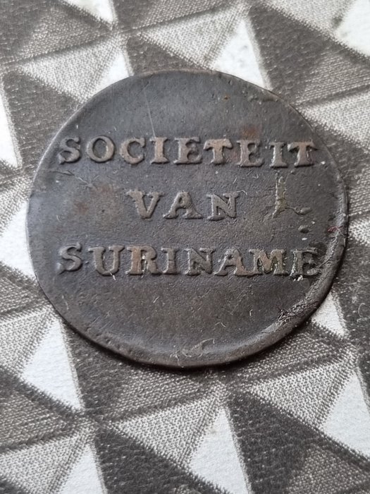 Suriname (Dutch colony). Duit 1764 - Sociëteit van Suriname