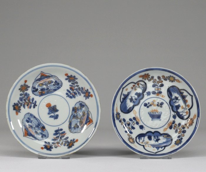 Schotels (2) - Imari - Porselein - Chinees Imari - China - Kangxi (1662-1722)