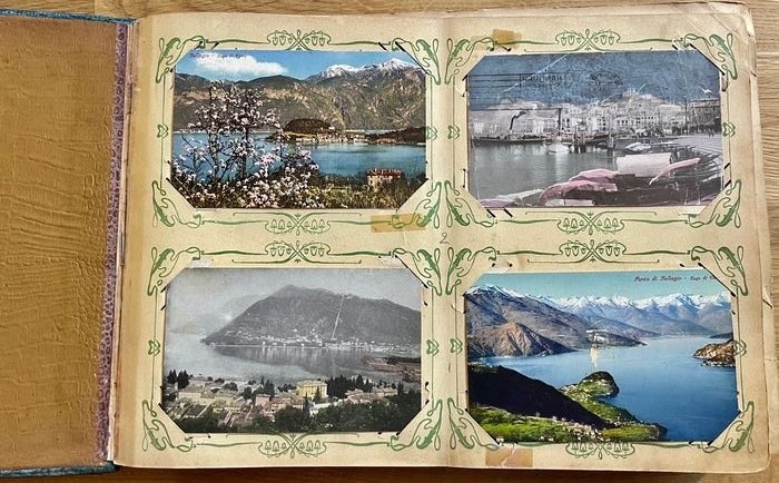 Postcards - Postcard album, very early 1900s (Collection of 192) - 1890
