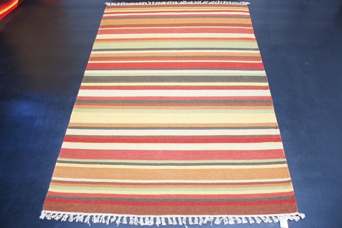 手工编织 Kilim 羊毛地毯全新 - 地毯 - 200 cm - 140 cm