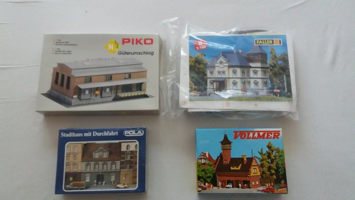 Faller, Piko, Pola, Vollmer N - 7779/a.o. - Landschap - 4 various building kits