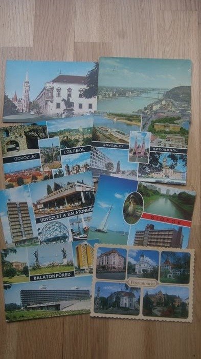 Eastern Europe - Box with more than 1000 Postcards large format color - Postcards (Collection of 1000) - 1970-2005