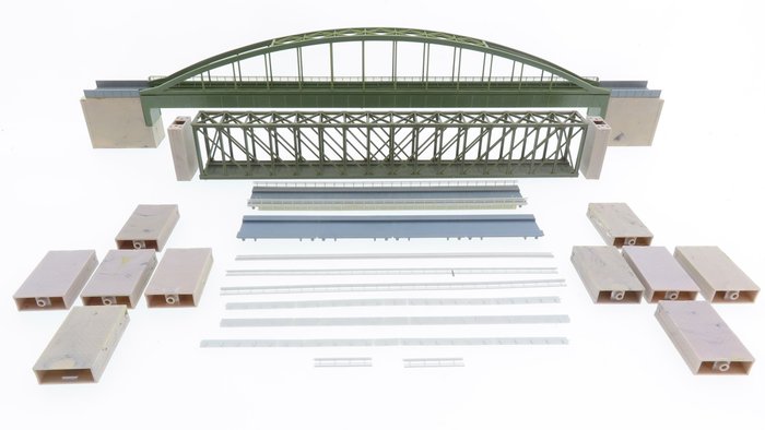 Arnold N - 6223/1680/6100 - Landschap - 4-delige bruggen-set met o.a. boogbrug en brugpijlers