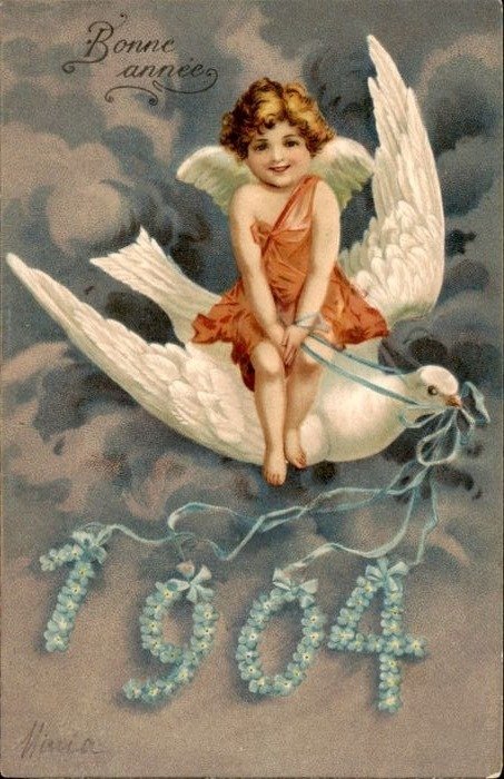 Verschiedene Länder - Fantasie, Neujahr / Jahre - Postkarten (Sammlung von 95) - 1901-1915