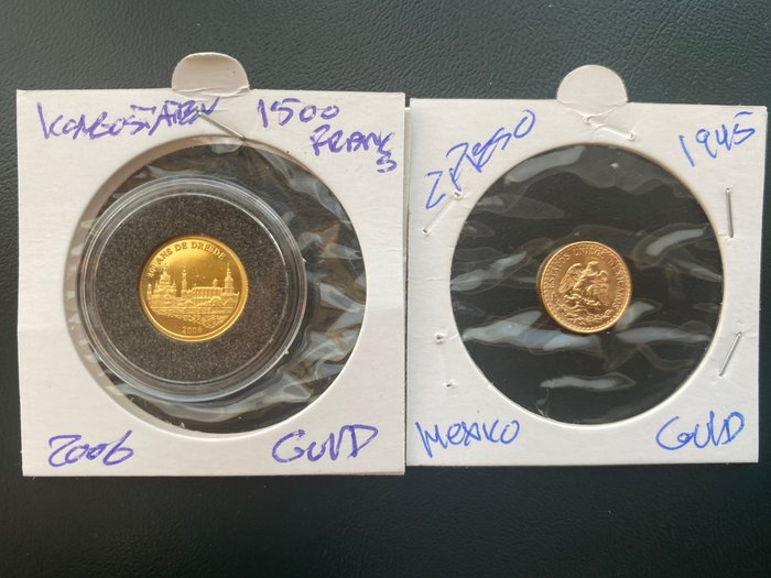 Congo, Mexico. Lot de 2 pièces 1945/2006