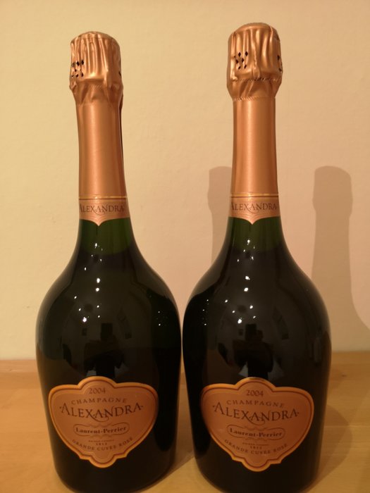 2004 Laurent-Perrier, Alexandra Rose - 香槟地 Brut - 2 Bottles (0.75L)