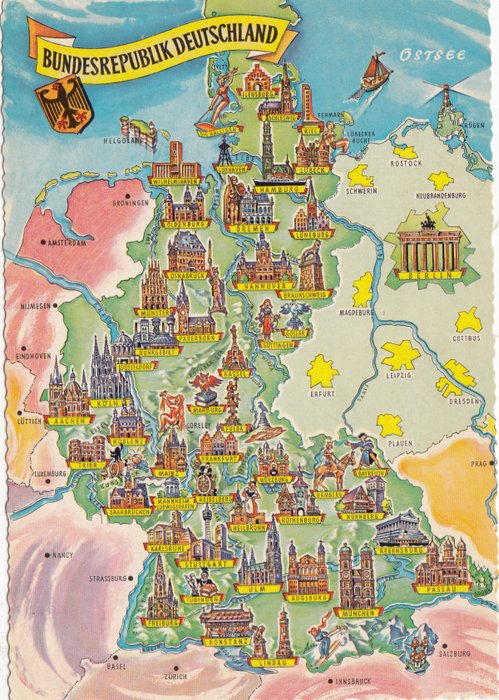 Germany - City & Landscape - Postcards (Collection of 500) - 1905