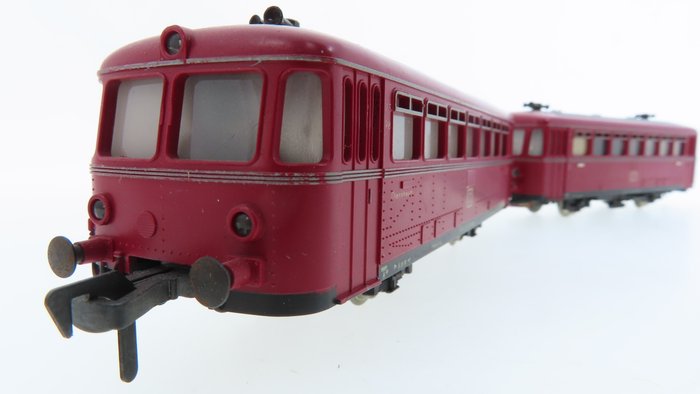 Fleischmann H0 - 1372-2 - Convoi - Bus ferroviaire Uerdinger, moteur et poste de pilotage/remorque - DB
