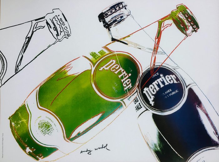 Andy Warhol (after) - "Source Perrier Eau Naturelle” - década de 1990