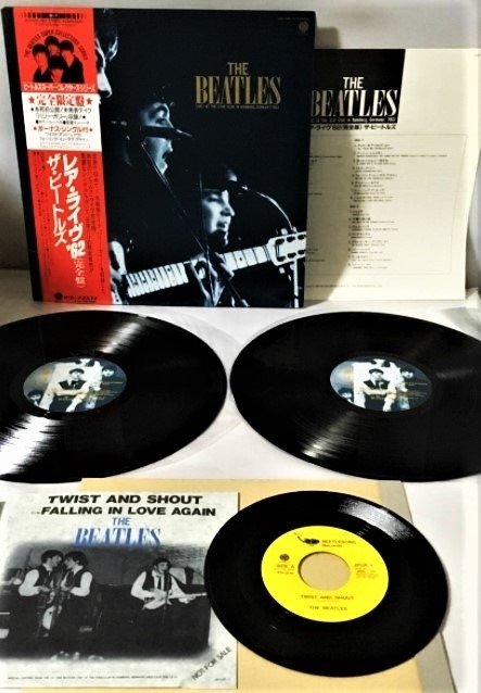 披頭四 - Live! At The Star-Club In Hamburg, Germany; 1962 / One Of Few Complete With Single Ones - 2 x LP 專輯（雙專輯） - Promo 唱片, 日式唱碟, 第一批 模壓雷射唱片 - 1985
