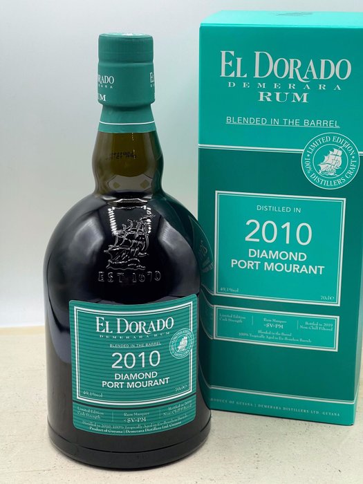 El Dorado 2010 - Blended in the Barrel - Diamond, Port Mourant - b. 2019 - 70cl