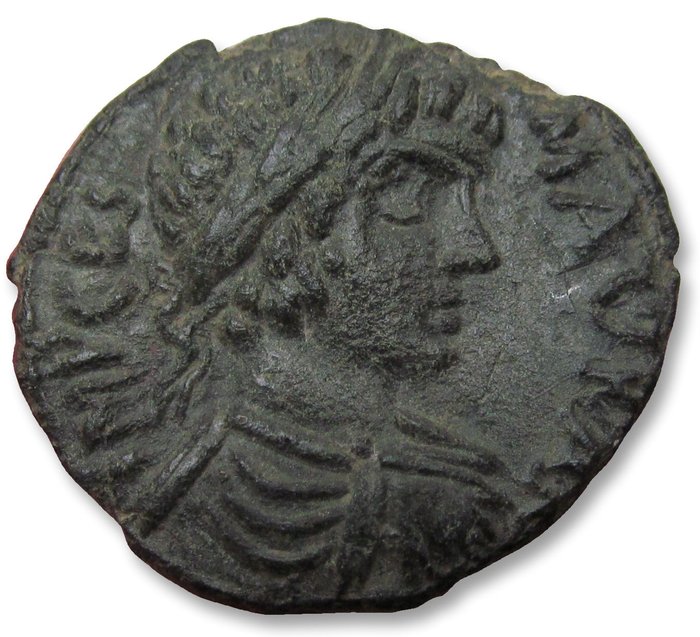 Roman Empire (Provincial). Caracalla as Caesar (AD 196-198). Æ 22mm provincial coin,  Pisidia, Antiochia mint - high quality coin, Fortuna reverse -