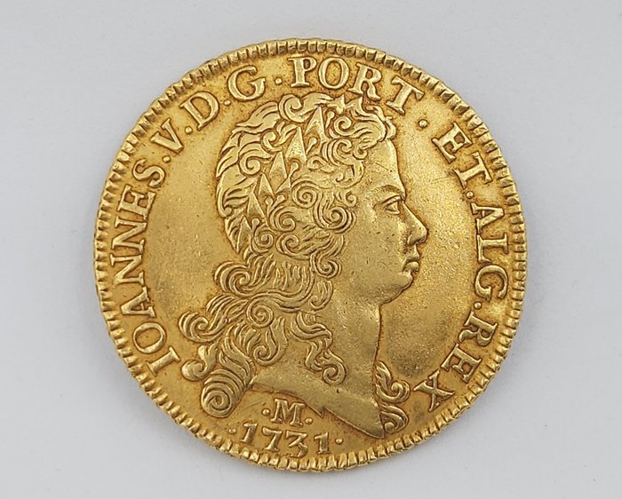 Portugal. D. João V (1706-1750). Dobra (12.800 Reis) 1731 M - Minas Gerais