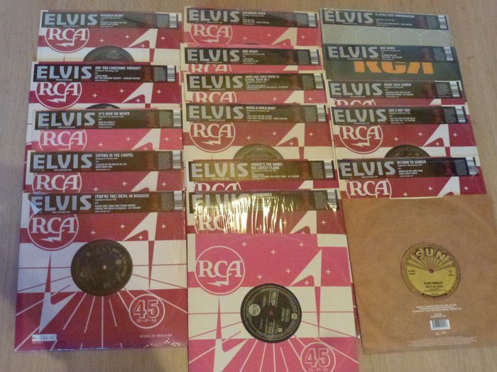 Elvis Presley - 18 singles - Multiple titles - 45 rpm Single - 2005/2005